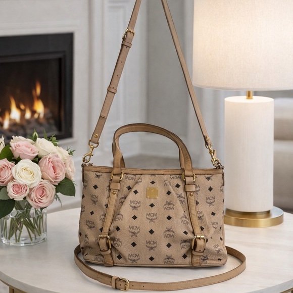 MCM Handbags - MCM Visetos Two-Way Tote